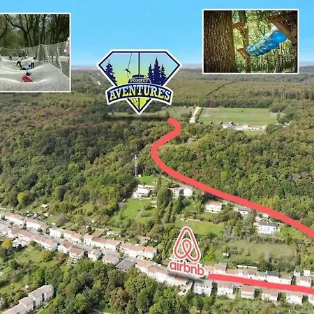 Maison Calme Et Cozy Avec Filet Suspendu A 15min De Nancy *